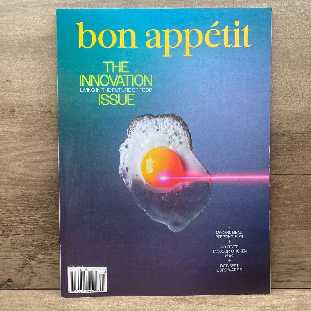 Bon Appetit Magazine Bundle 5 Issues Feb - Jul 2025 Cooking Food Drinks Party